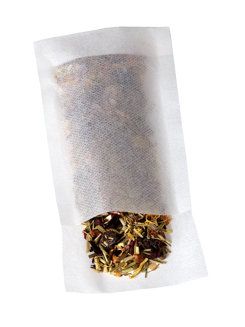 T-Sac Tea Filter Bags  Disposable Tea Infuser  Number 2-Size  2 to 4-Cup Capacity  Set of 200 White - Image 3